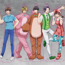 うらみちお兄さん アクリルスタンド 表田裏道/兎原跳吉/熊谷みつ夫/蛇