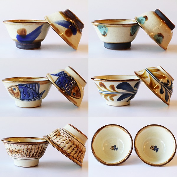 お茶碗サイズのやちむん 3.5寸・4寸マカイ | 器屋うらの