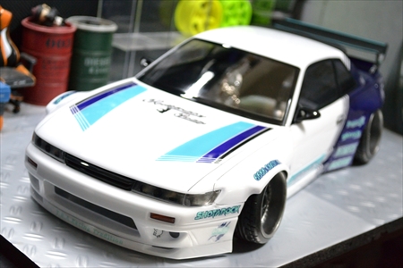 Round.228 アディクション製 S13シルビアPANDEM 【AD-HB10】フル