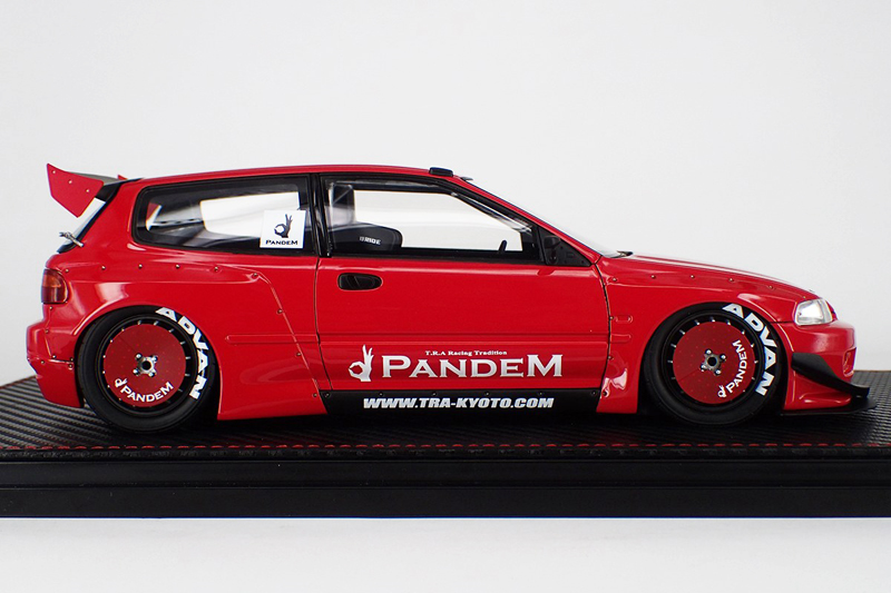1/18スケール パンデム シビック（EG6）」 カラーサンプルUP