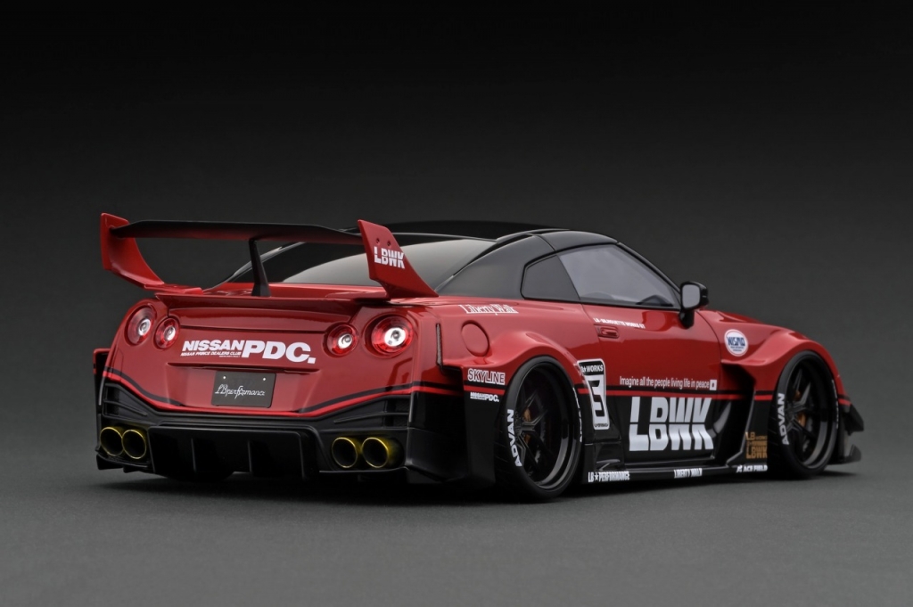 告知：1/18 エンジン付 WEB限定「LB-Silhouette WORKS 35GT-RR」7/25