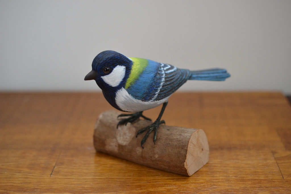バードカービング No.1シジュウカラ | Hihajiのモノづくりざんまい