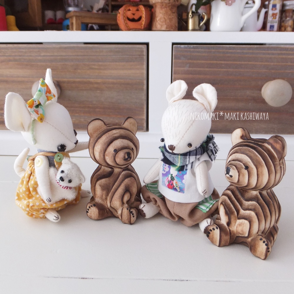 熊ボッコちゃん/Kuma-bokko-chan | nikomaki*gallery