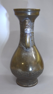 古銅 龍耳花入 | 茶道具 小西康のぶろぐ