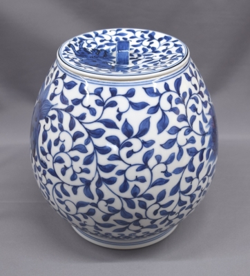 初代宮川香雲 青華 唐獅子水指 紫野雪窓 | 茶道具 小西康のぶろぐ