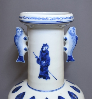 永楽妙全 染付高砂 花入 鵬雲斎 | 茶道具 小西康のぶろぐ