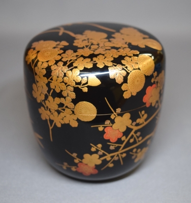 一瓢斎 四君子蒔絵 大棗 井口海仙 | 茶道具 小西康のぶろぐ