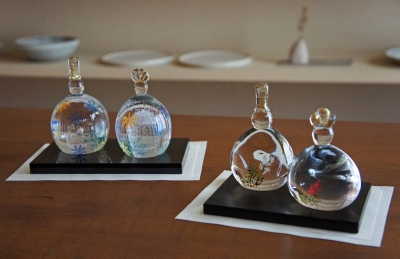 金津沙矢香さん：ガラスのおひな様 入荷しました。 | hagi