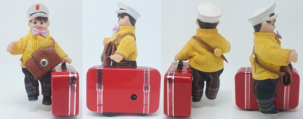 中国銀行 桃太郎像金属製貯金箱（岡本錦朋作） | 荒神乃庄