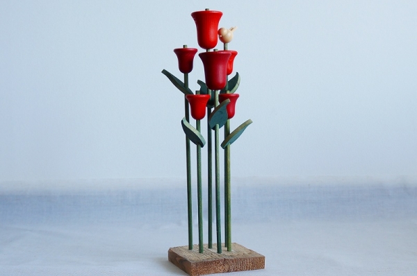 aarikka（アーリッカ）花のオブジェ(ヴィンテージ) | 北欧雑貨と北欧