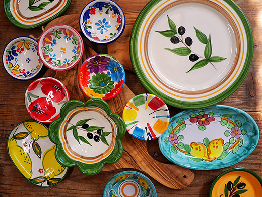 スペインとイタリアの陶器が入荷 | ストラーダ・ビアンカ Weblog