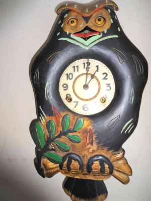 フクロウ時計復元奮戦記 | oldclock.com