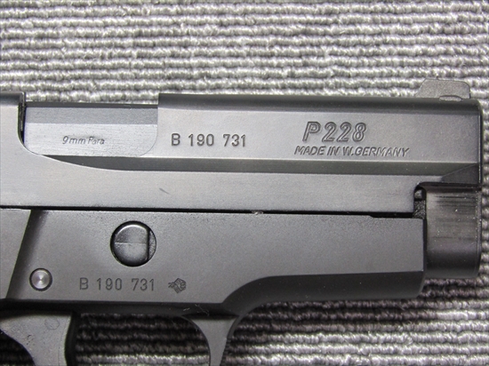 タナカ SIG P228 フレームHW EVO2 観察 | 発火店長 ブログ