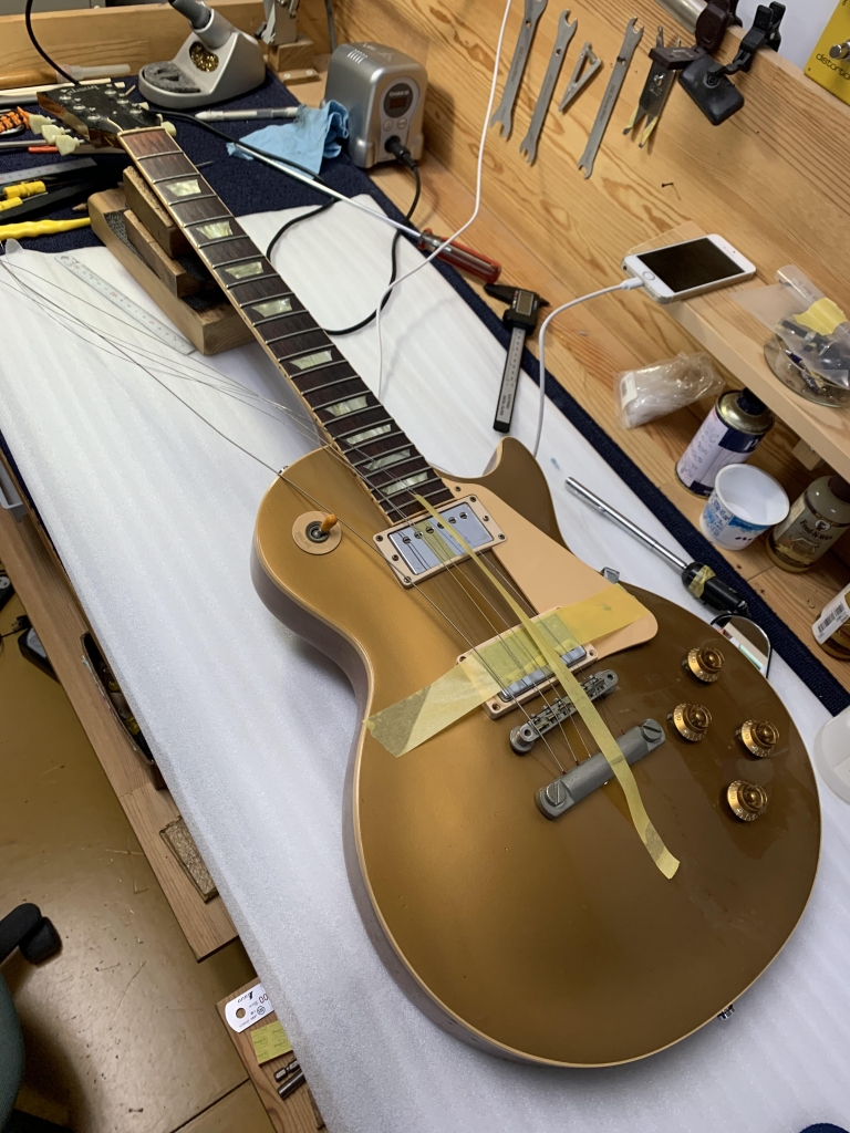 90年代Gibson LesPaul classic 1960 ピックアップの出力低下 全体調整