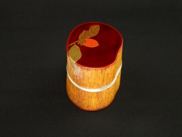 鈴木光入 玄々斎好 筆柿香合 | 坂井春明堂