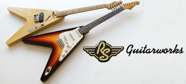 RS Guitar Works からVEEが入荷。その2 S VEE (Ugly Burst/Played But