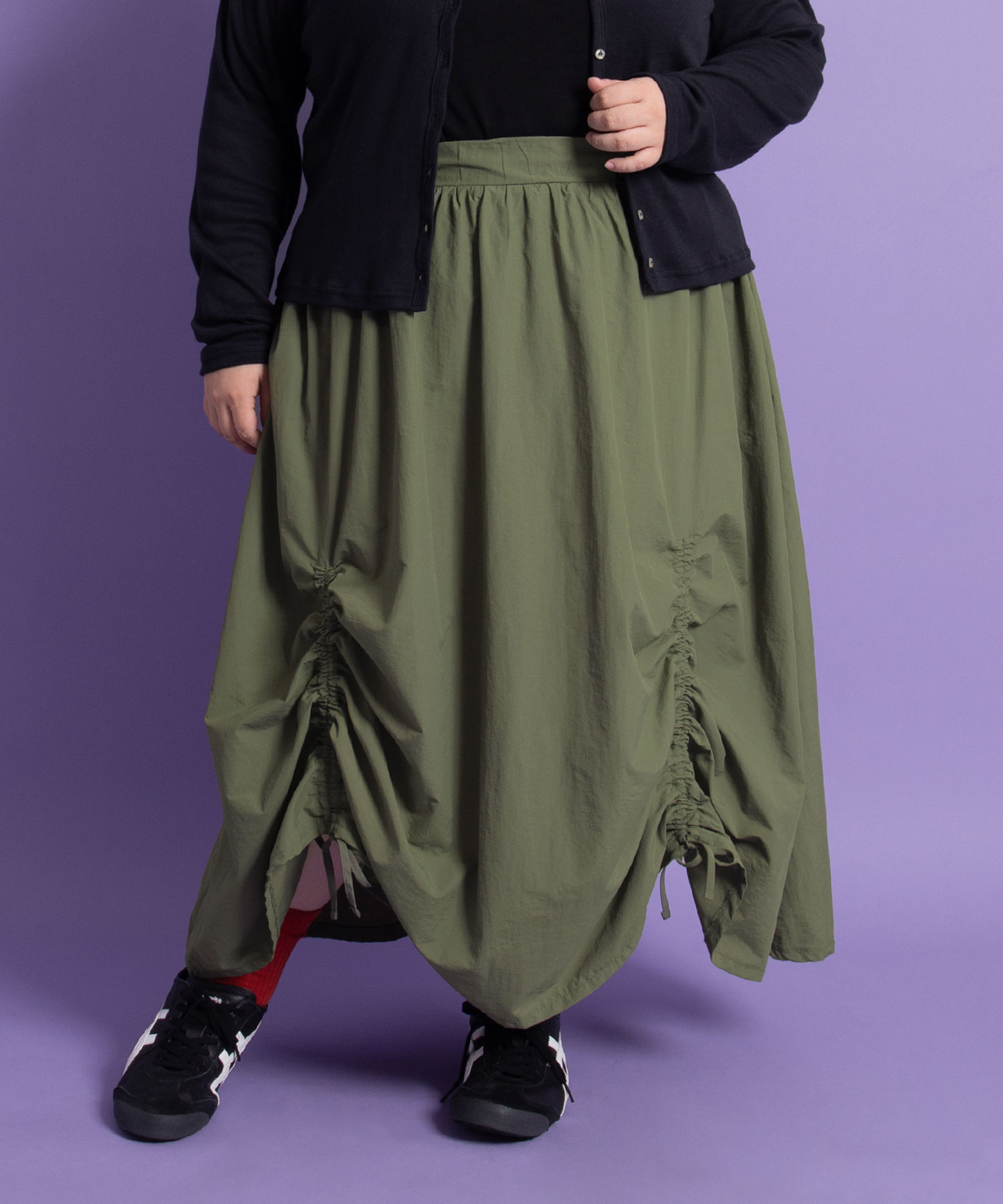 ドロストフレアスカート[商品：PN25SS-065] - PUNYUS Online Store