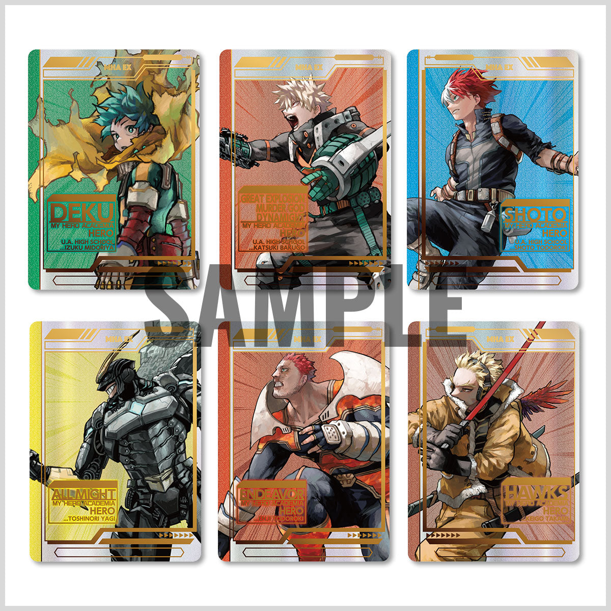 My Hero Academia Original Art Exhibition - Collection Card Set