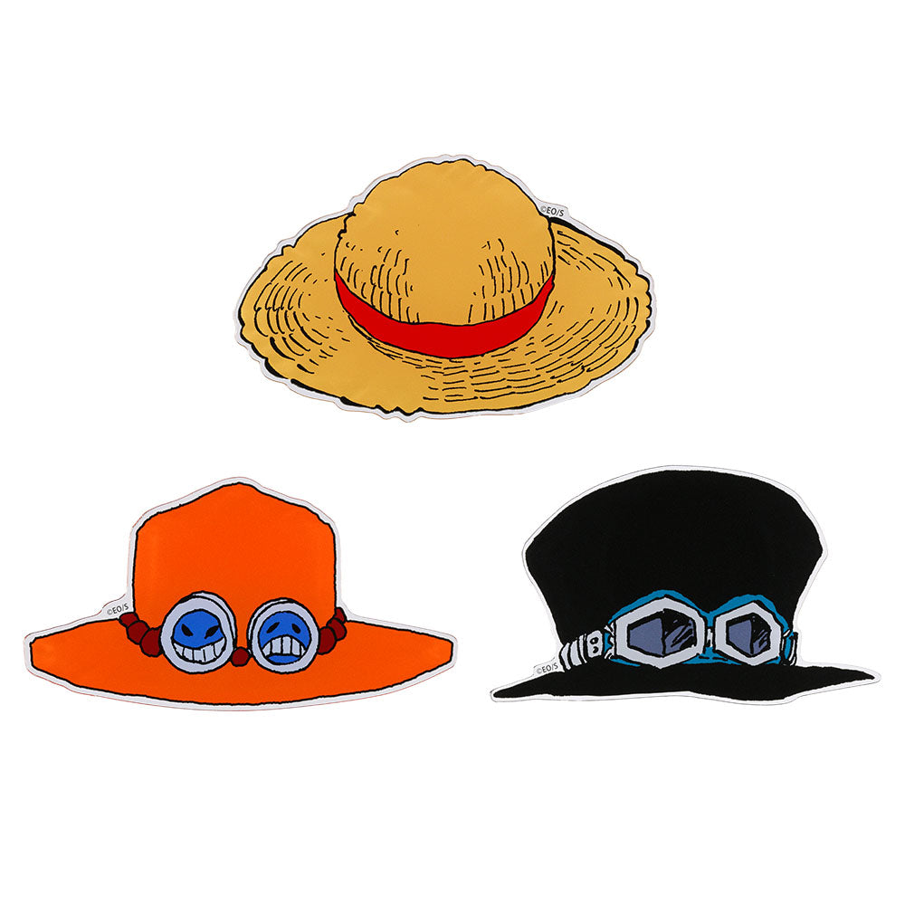 ONE PIECE』帽子型アクリルコースター 3個入り ルフィ＆エース＆サボ