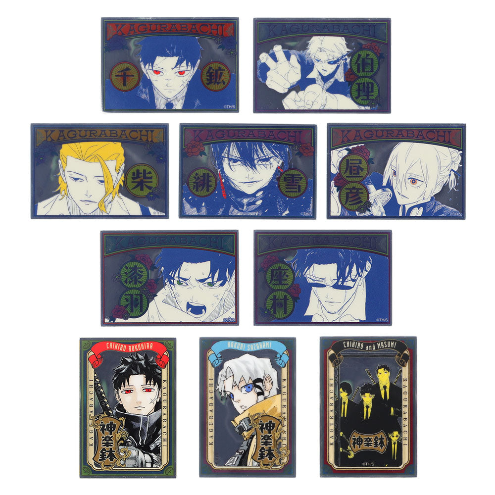 カグラバチ』パブミラー風アクリルステッカーコレクション 第1弾 （全