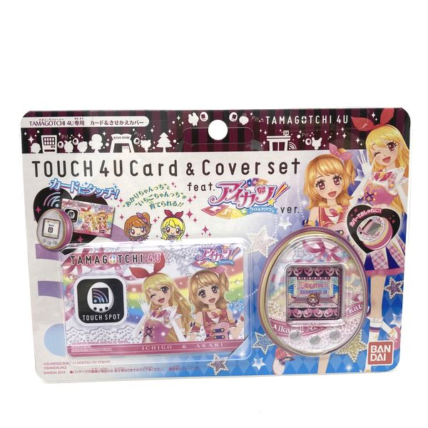 NEW] Tamagotchi 4U Touch 4U card & Cover Set -feat. Aikatsu ver