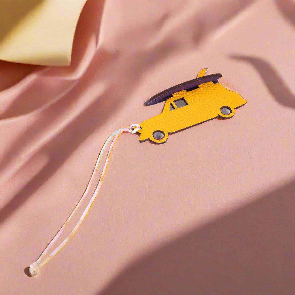 Hermès One of a Kind Yellow and Pink Surf Board | JANEFINDS