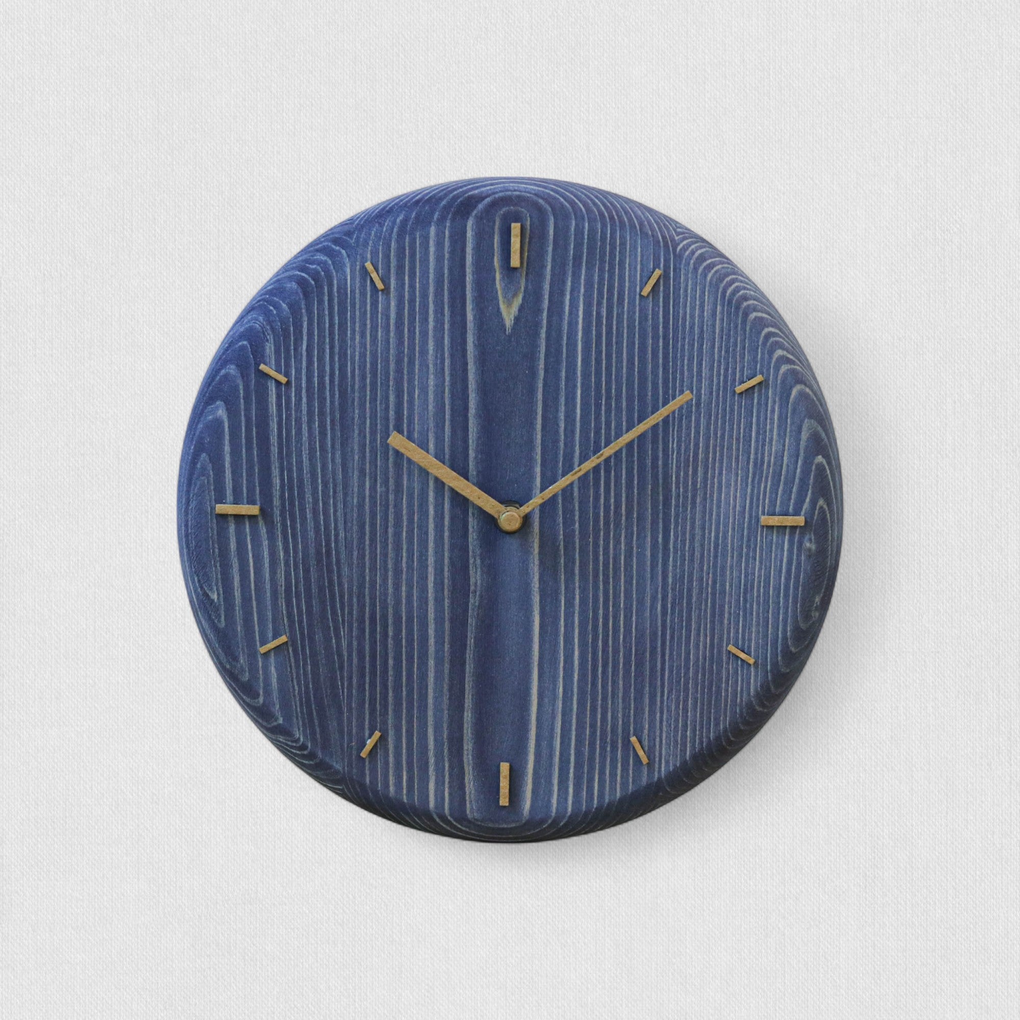 木工製品 掛け時計 | Wall CLOCK 250 | 藍 | ミマツ工芸