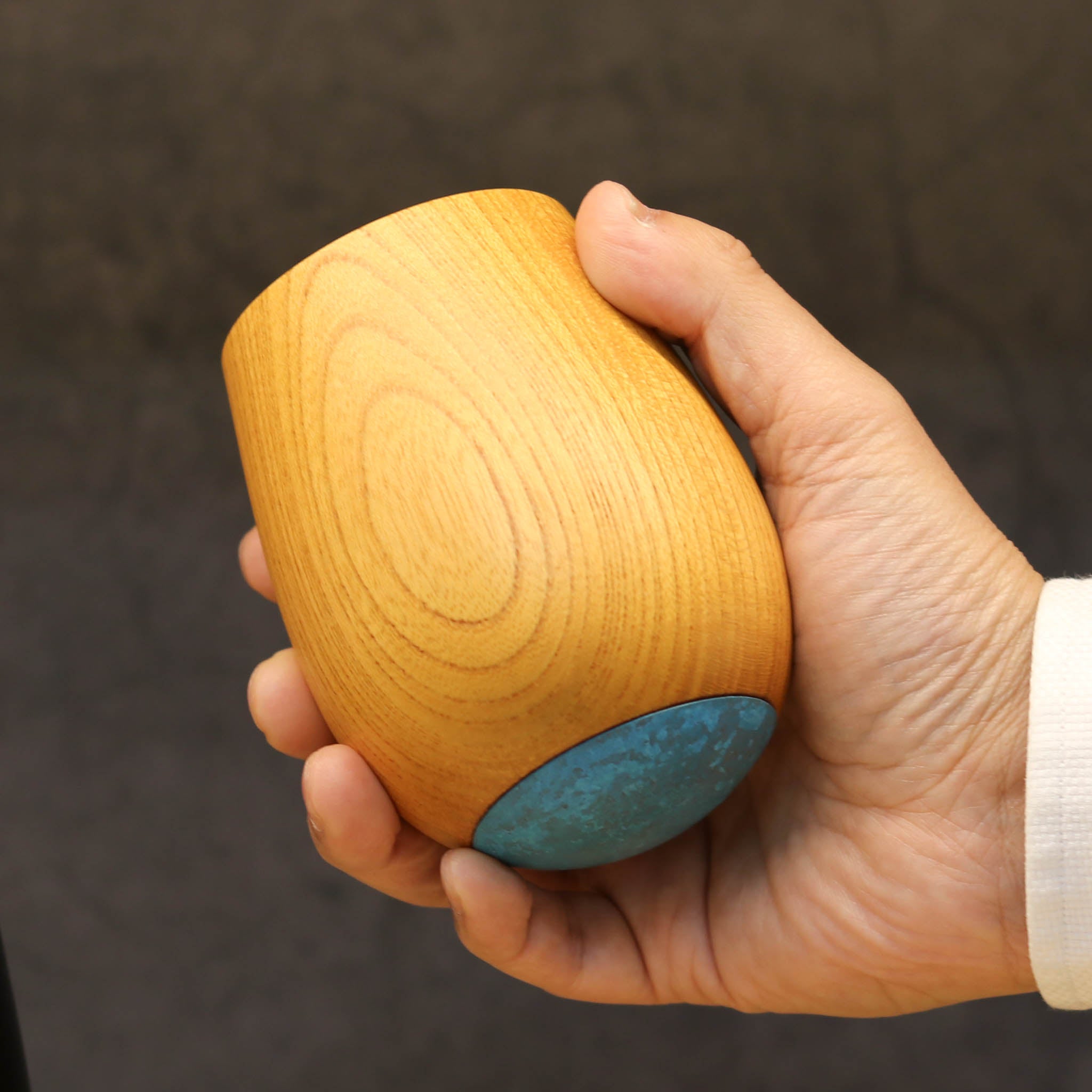 高岡銅器 カップ | SHIRO SWING | TURQUOISE BLUE | 喜泉