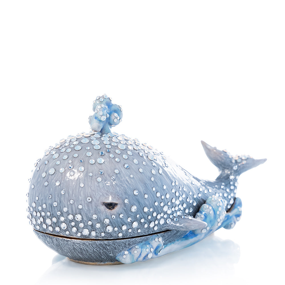 Jay Strongwater Abel Whale Box