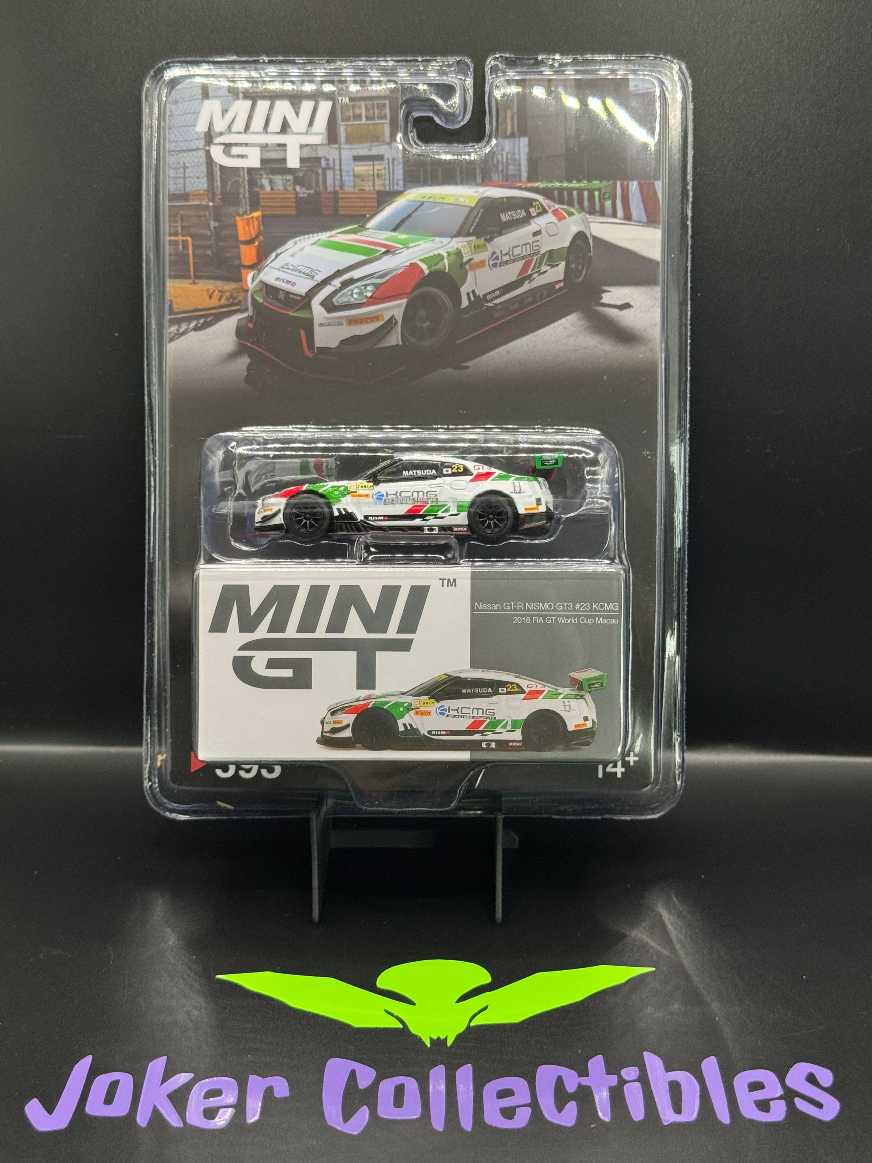 Mini GT #593 Nissan GT-R NISMO GT3 #23 KCMG 2018 FIA GT World Cup