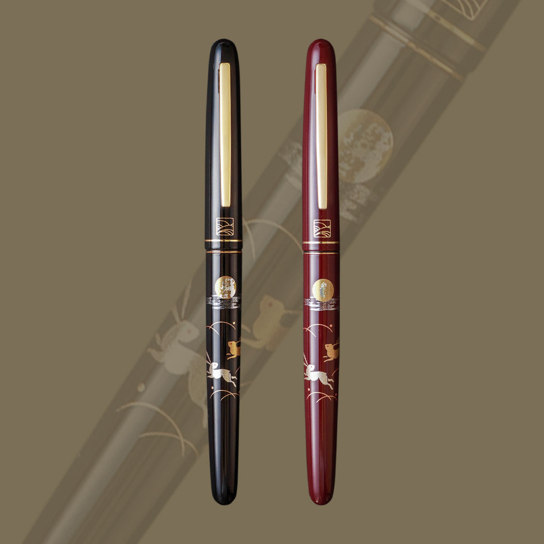 呉竹近代蒔絵万年筆- うさぎ Fountain Pen | ワンチャーペン Wancher