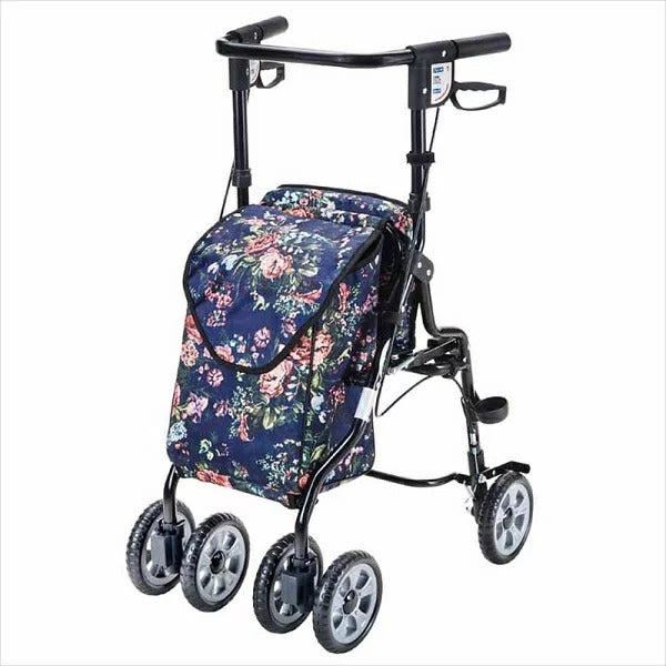 HM-355NF シルバーカー オアシス ローズ 黒チェック マキテック 手押し車