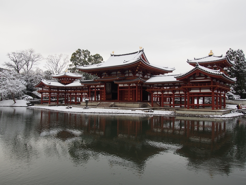 宇治 平等院の雪景色 | 京都旅屋