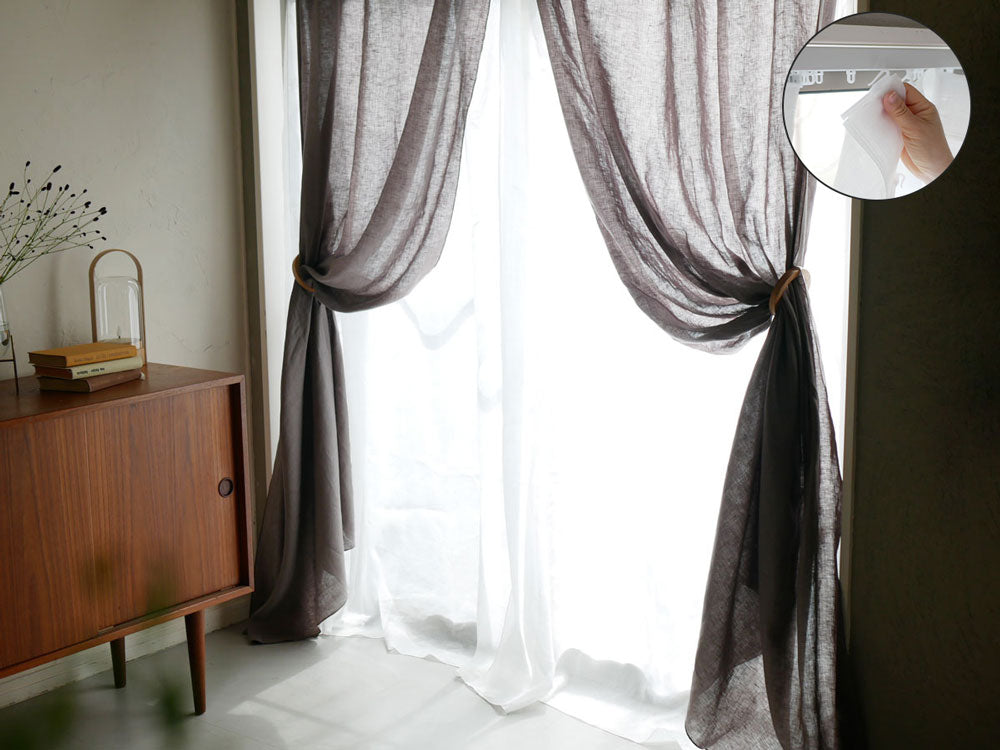 natsusobiku＞リネンレースカーテン 2枚組 – カチモ | カチあるモノで