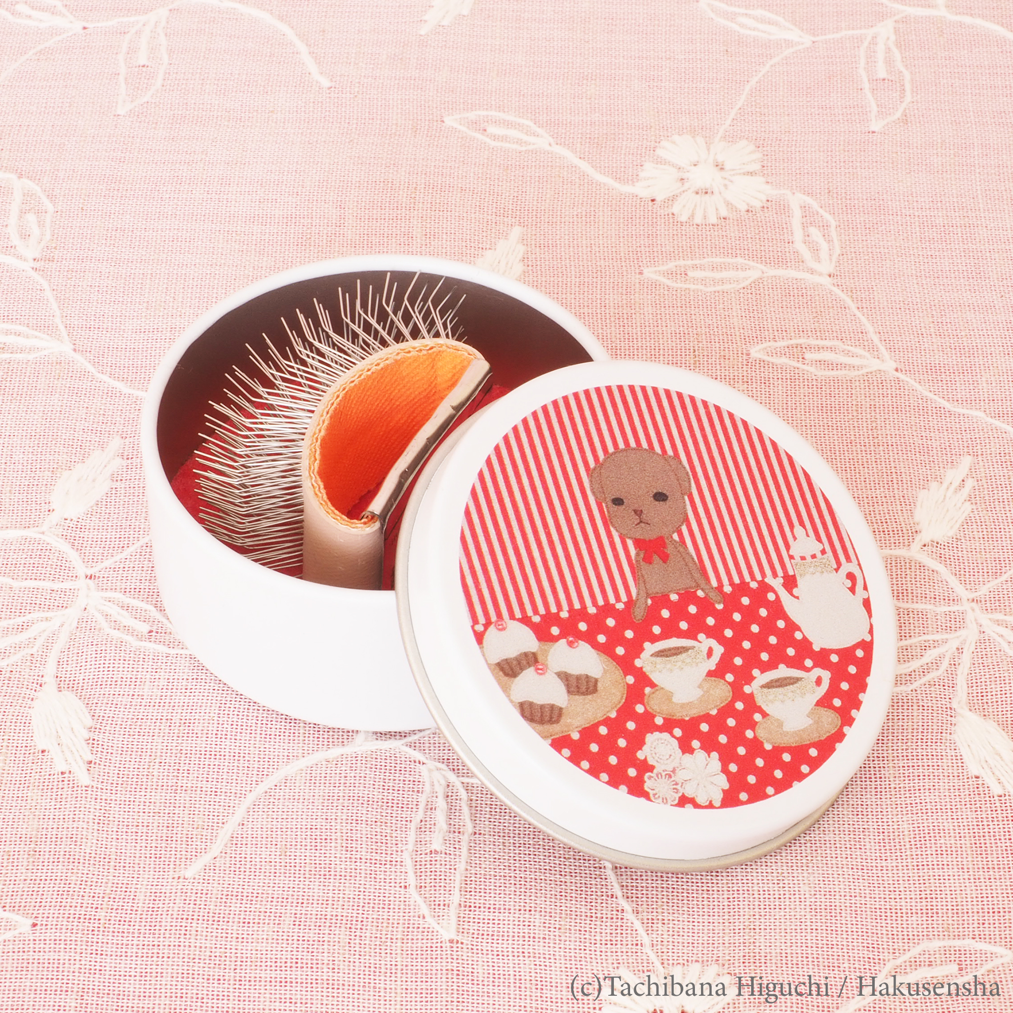 学園アリス×kabott 公式コラボグッズ・缶入りブラシ・Mr.ベア