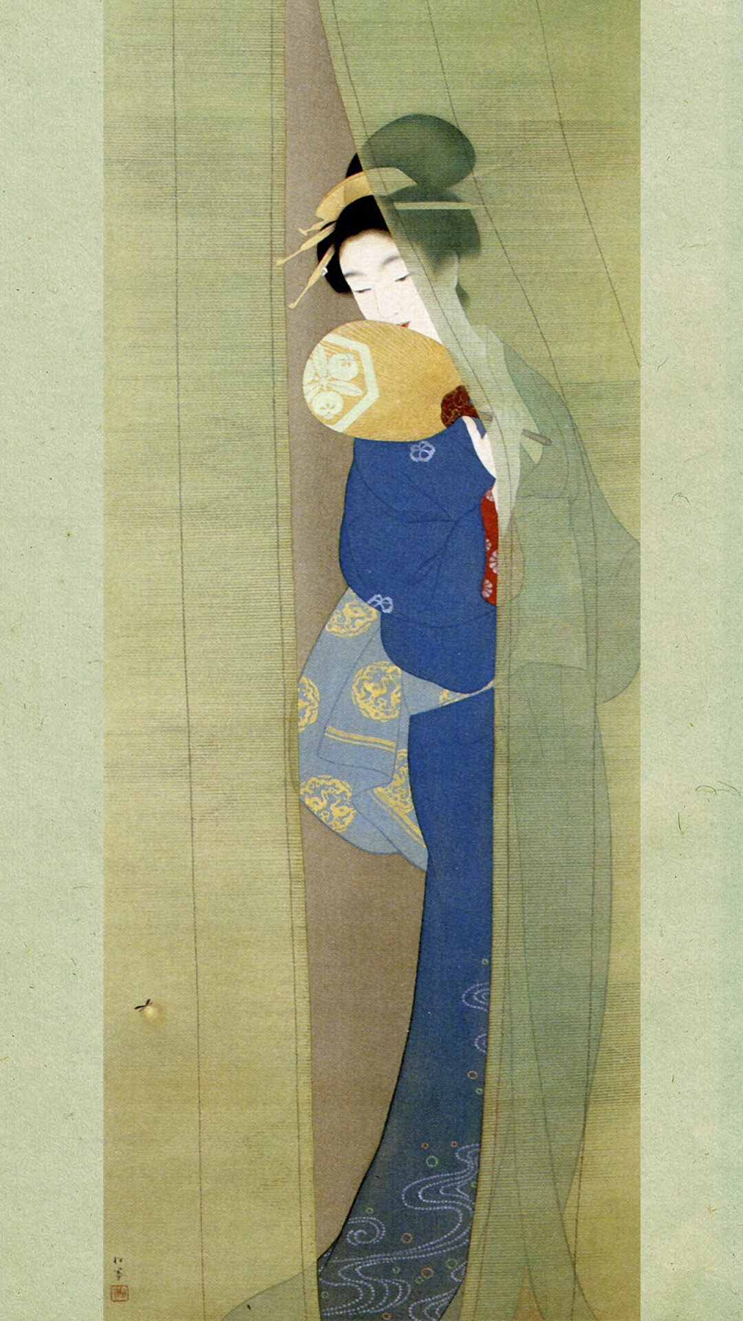 上村松園 / 新蛍 | 壁紙ギャラリー KAGIROHI