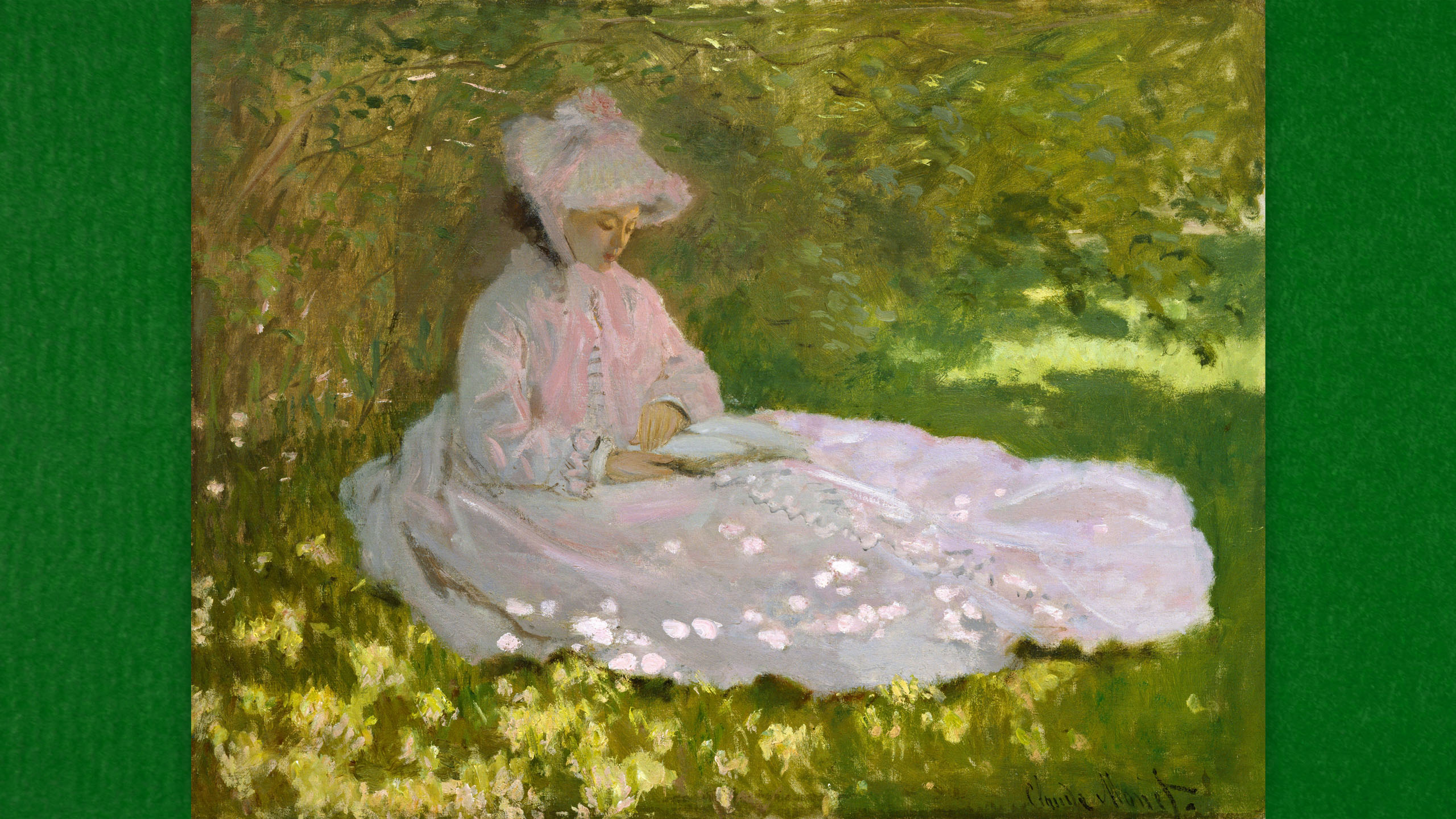 クロード・モネ / Springtime | 壁紙ギャラリー KAGIROHI