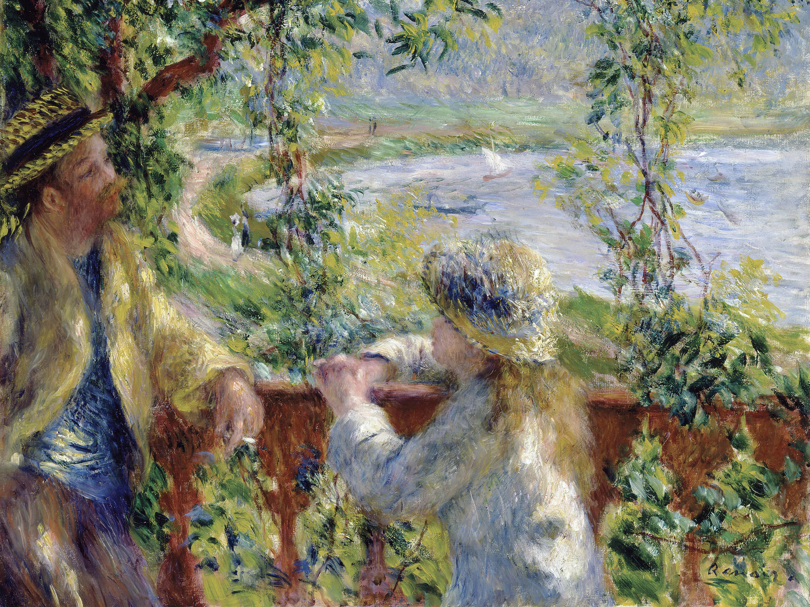 ピエール＝オーギュスト・ルノワール / By the Water (Near the Lake