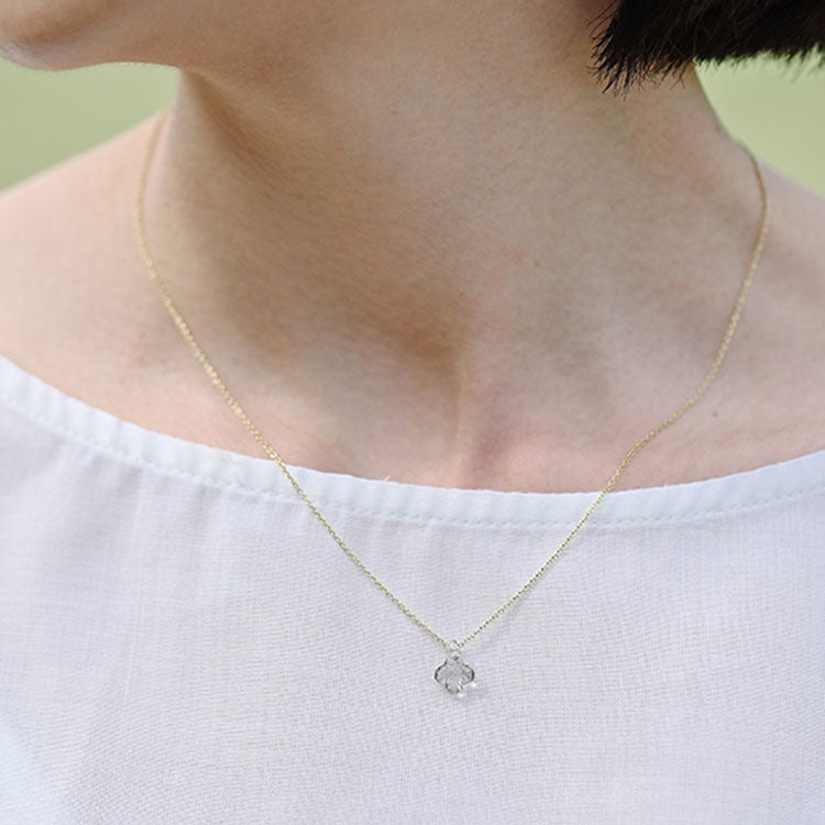 HARIO LWF ネックレス アジサイグレー HAII-AG-N ハリオランプワーク