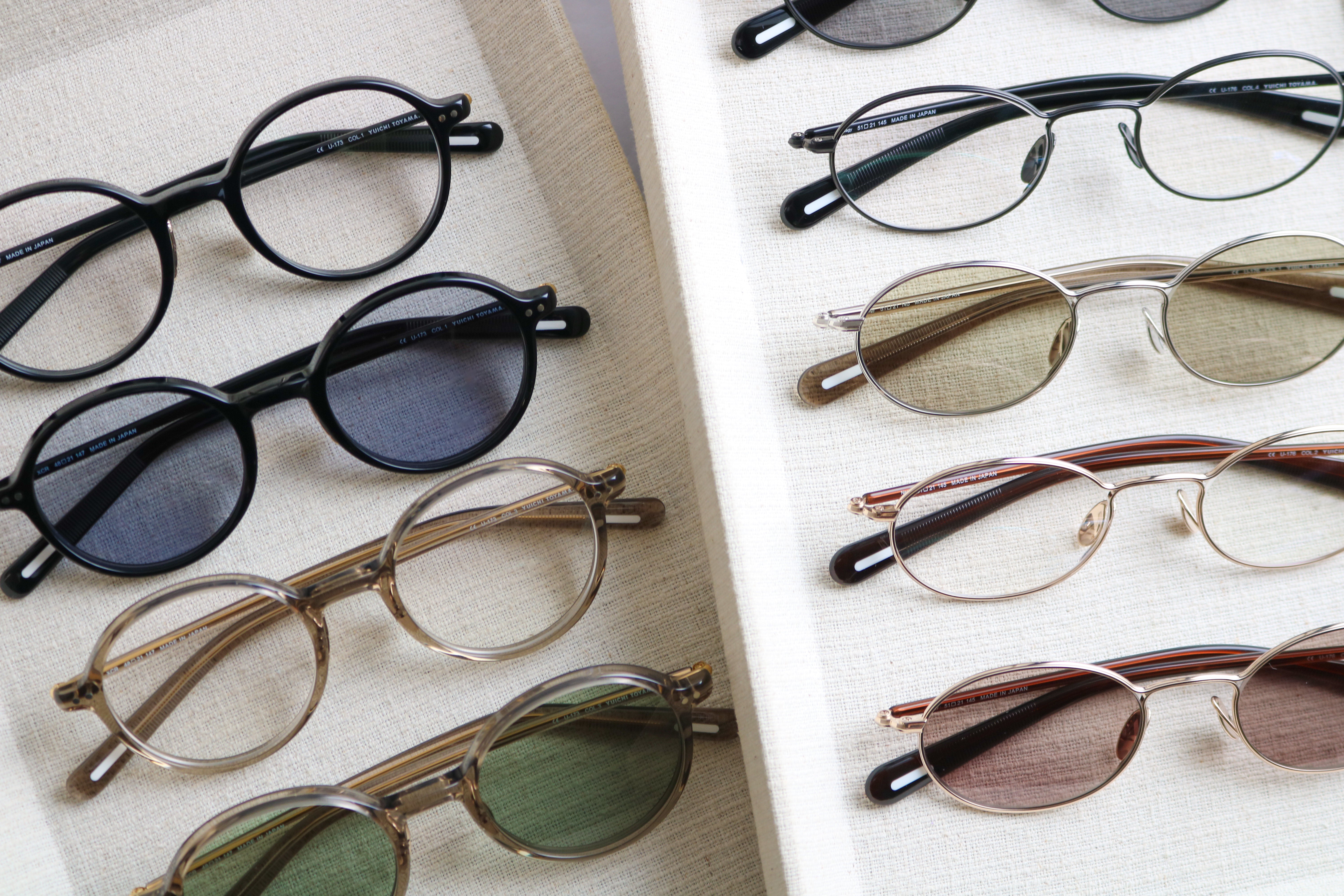 YUICHI TOYAMA. U-173 XCR U-176 Nagy ユウイチトヤマ 新作 - 岡山眼鏡店