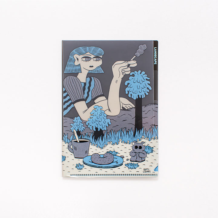 A6クリアファイル / Black / オザキエミ