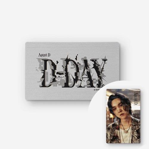 BTS Suga Agust D D-Day Merch- Metallic Photo Card Pre Order 2