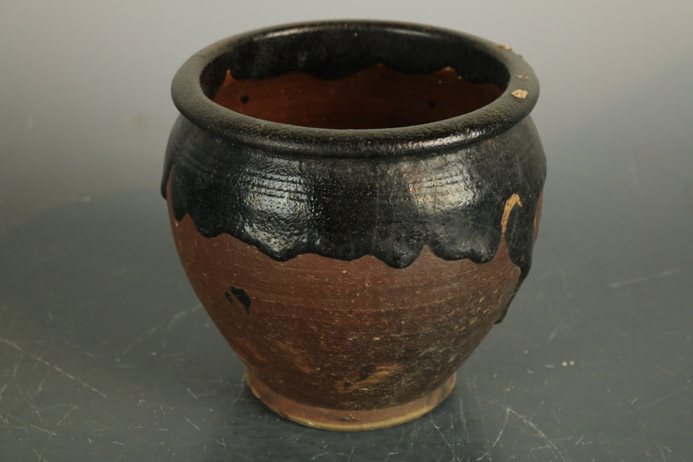 釉薬の色味や味わいが見事な小型の壺 DB4150 – 古福庵 [ KOFUKUAN