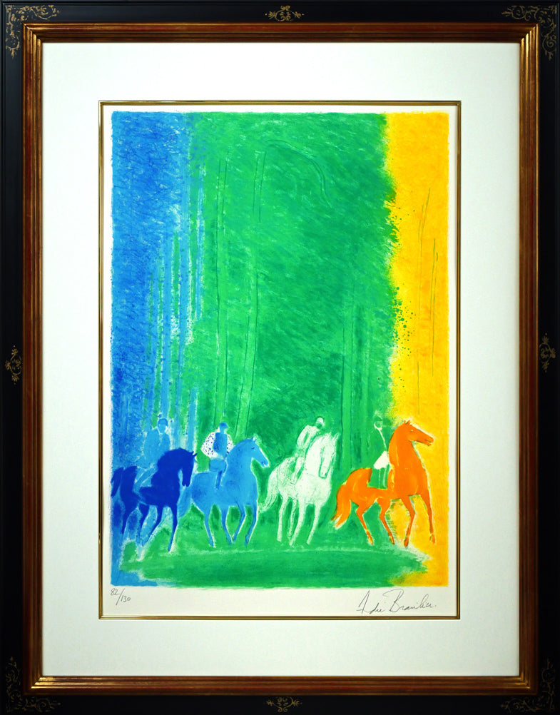 アンドレ ブラジリエ（Andre Brasilier）「フーの森」リトグラフ 絵画