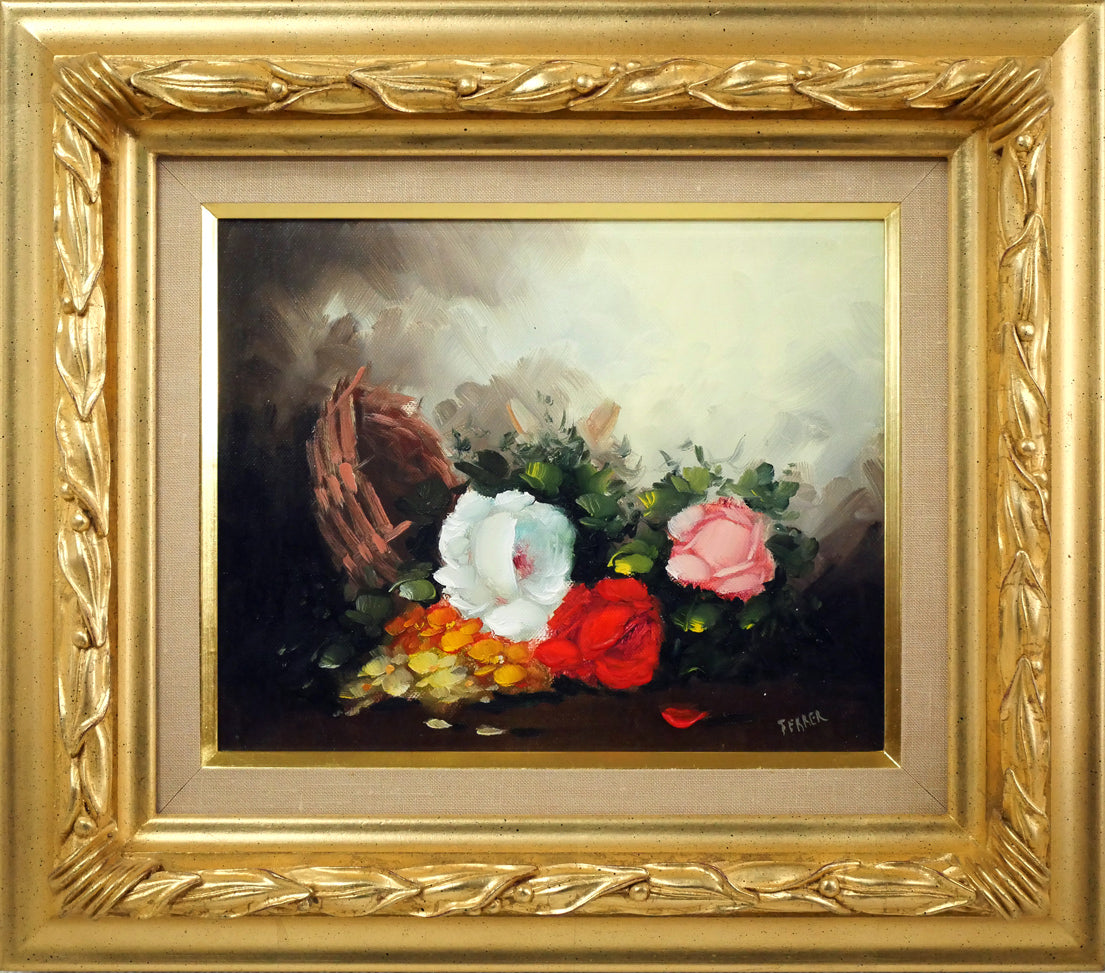 中島裕子 油絵 薔薇 バラ F3 中島裕子 作品 油絵 薔薇 フラワー