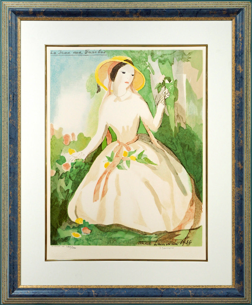 マリー ローランサン（Marie Laurencin）「椿姫・9」リトグラフ 絵画