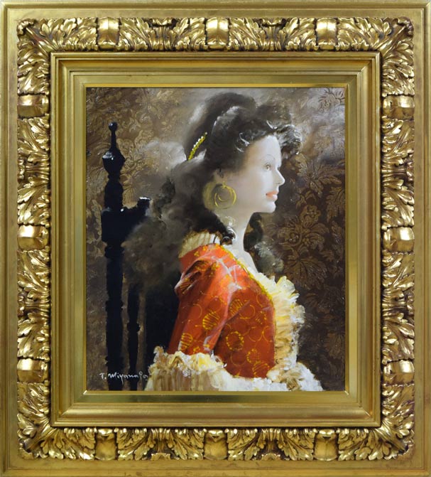 宮永岳彦「雅」油絵・F10号 絵画買取・販売の小竹美術