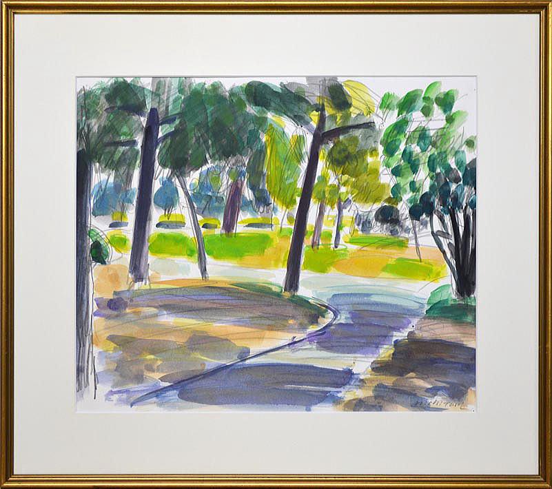 西谷勝輝「廣島の風景」水彩画 絵画買取・販売の小竹美術