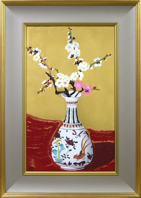 小倉遊亀「梅」木版画 絵画買取・販売の小竹美術