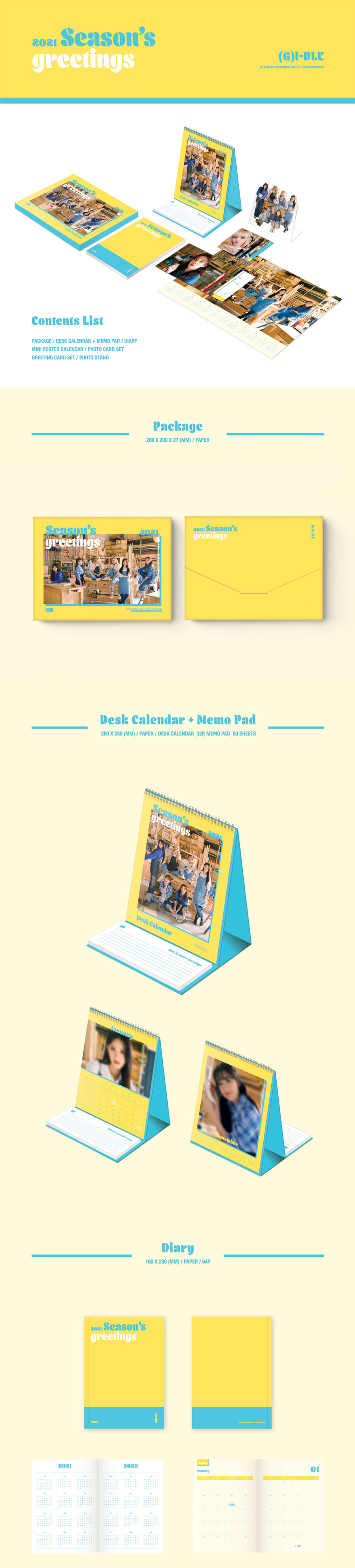 G)I-DLE 2021 Season's Greetings – Choice Music LA